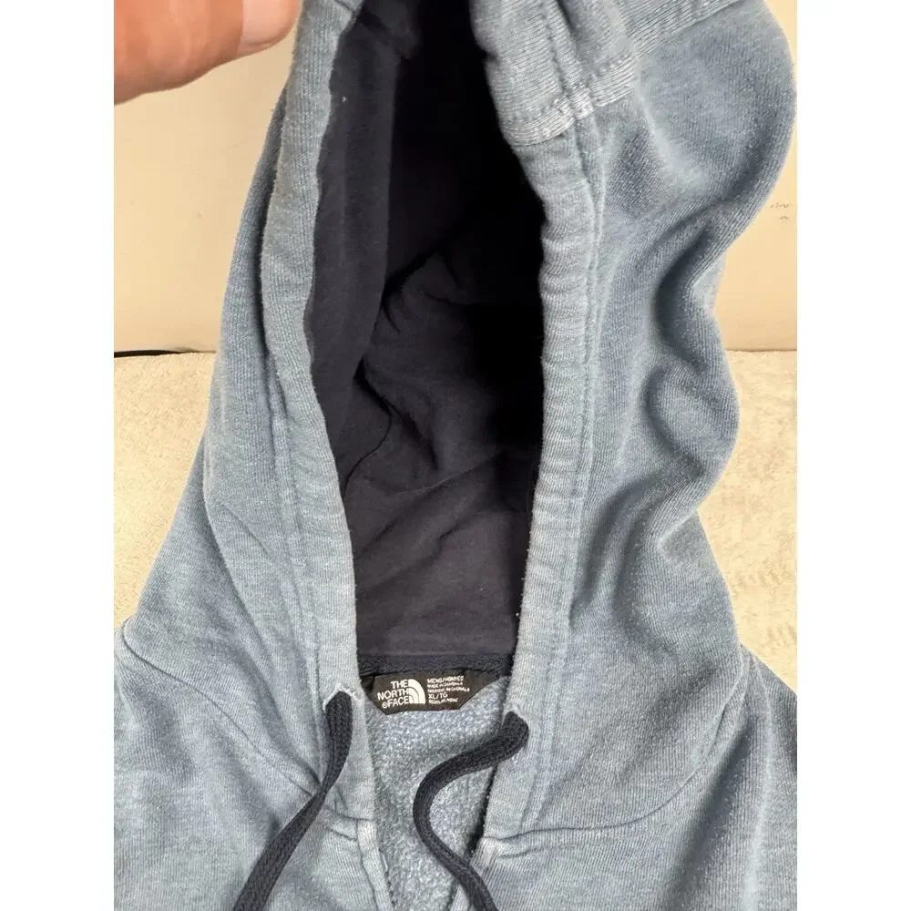 The North Face Mens XL Full Zip Hoodie Blue Tested & Proven Alpine Equipment